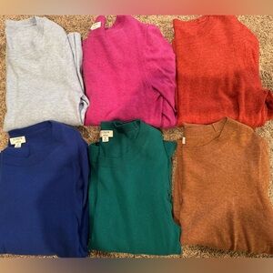 J Crew Women’s Teddie Sweater Collection, Medium!